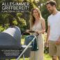 Preview: BAMBINIWELT Wickeltasche Schultertasche Shopper aus Leder für Kinderwagen Buggy